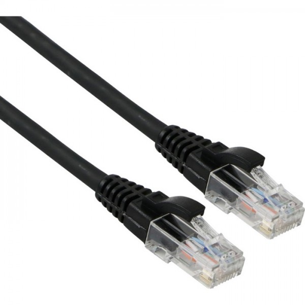Excel 0.3m CAT6 UTP Network Cable LS0H Black